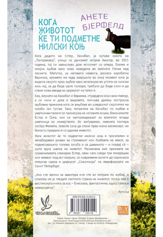 Кога животот ќе ти подметне нилски коњ
